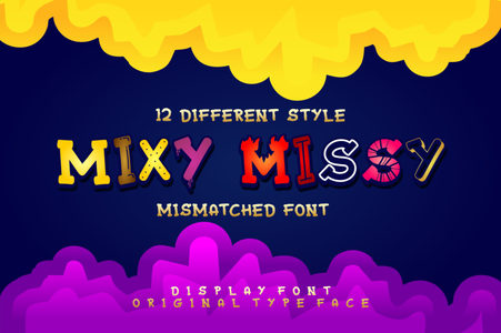 Mixy Missy Personal Use font