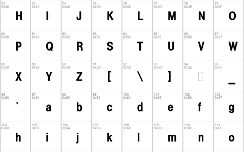 Helvetica Medium Condensed