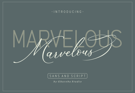 Marvelous Script Demo font