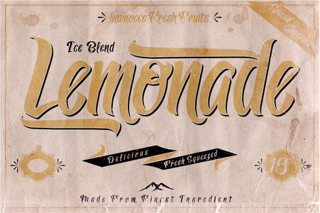 Lemonade font