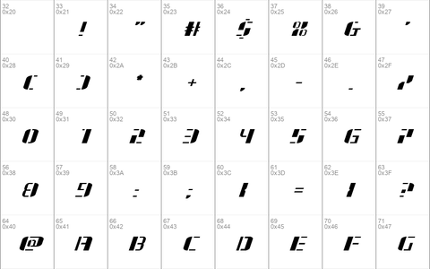 Jetway Expanded Italic