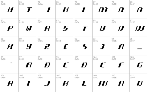 Jetway Expanded Italic