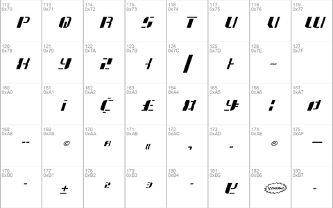 Jetway Expanded Italic