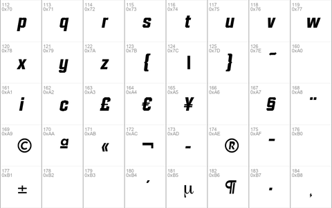 SeanBecker-ExtraBold Italic