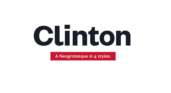 Clinton font