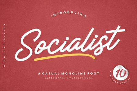 Socialist font