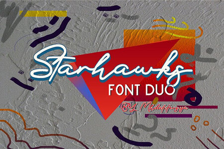 Starhawks Script font