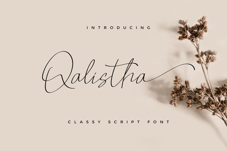 Qalistha font