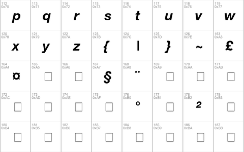 Mahony Bold Italic