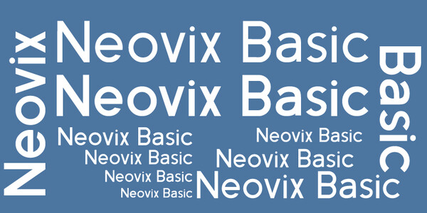 Neovix Basic font