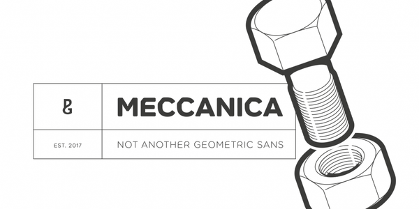 Meccanica font