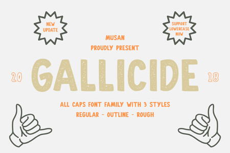 Gallicide-Demo font