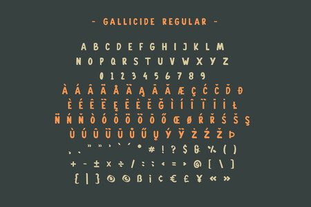 Gallicide-Demo font