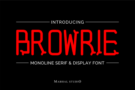 BROWRIE (demo) font