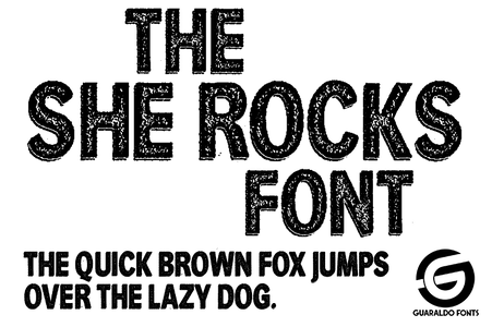 She Rocks Personal Use font