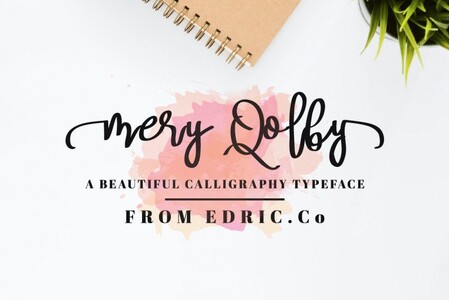 Mery Qolby Demo font