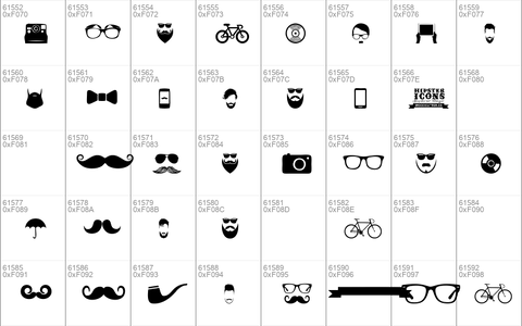 Hipster Icons Regular