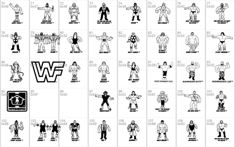 Retro Hasbro WWF Figures