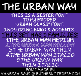 UrbanClass font