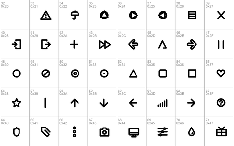 Arista Pro Icons DemiBold