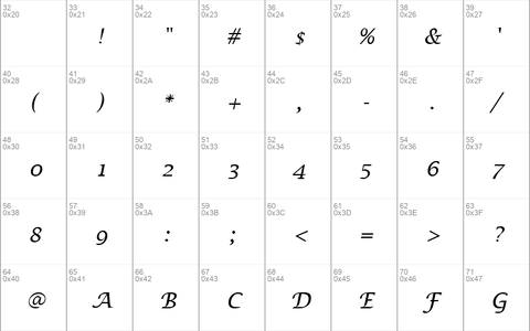 SmoothPen-Italic Italic