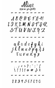 Aline font