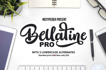 Bellatine Pro TRIAL font