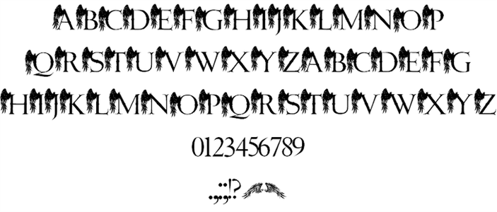 JMH Angelus Cap font