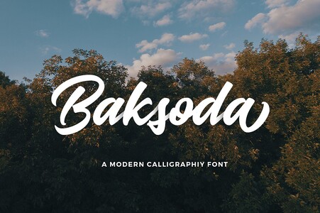 Baksoda font