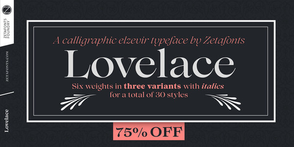 Lovelace Text font