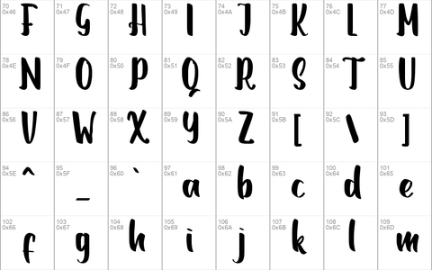 Romanttica font