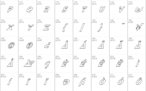 FZ UNIQUE 35 HOLLOW ITALIC