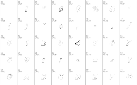 ManhattanOutline Italic