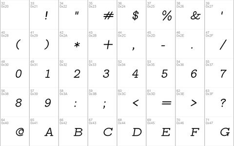 Latin Modern Mono Prop