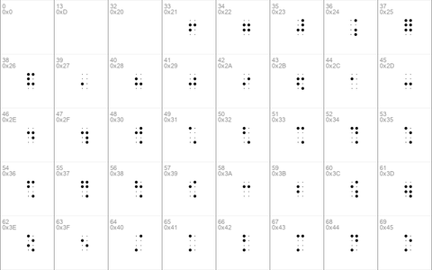 BrailleSlo 8dot Regular