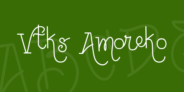 Vtks Amoreko font