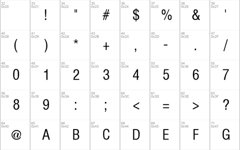 Hallmarke Condensed Regular