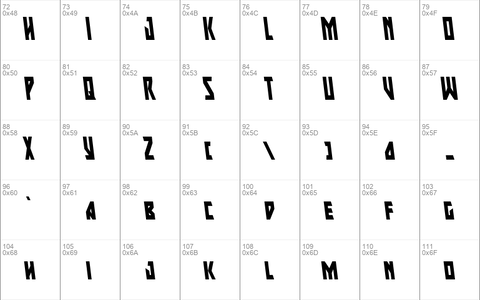 Major Force Condensed Leftalic