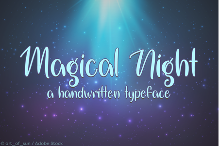Magical Night font