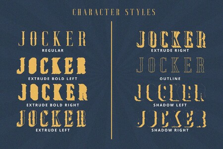 Jocker Free Outline font