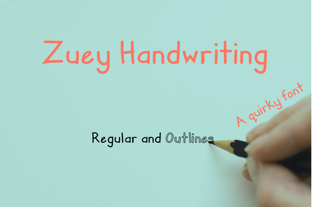 Zuey Handwriting font