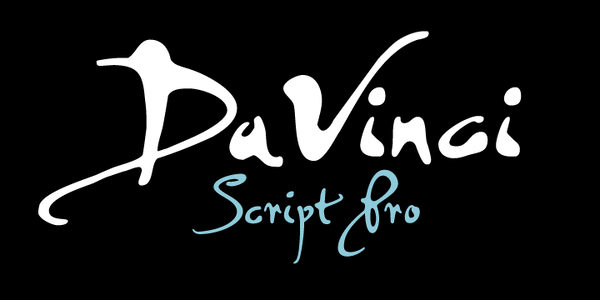 PF DaVinci Script Pro font