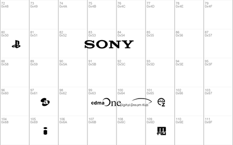 SONY's Logo Regular