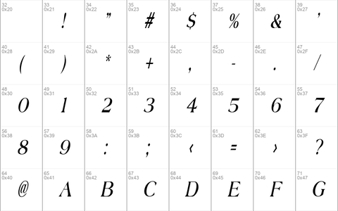 JadeCondensed Italic