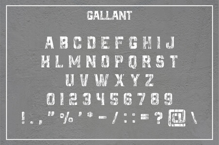 GALLANT font