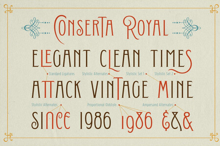 Conserta Royal DEMO font