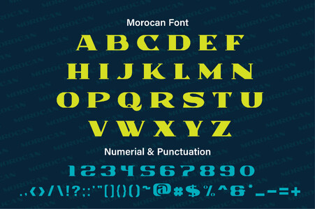 Morocan font