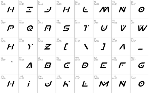 Planet X Compact Italic