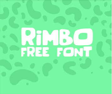 Rimbo font