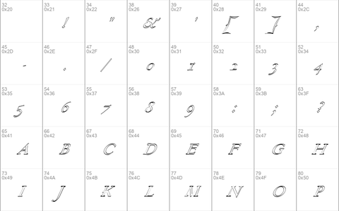 FZ ROMAN 17 HOLLOW ITALIC